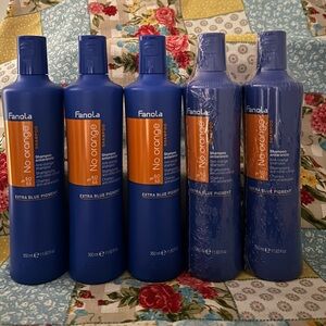 Fanola No Orange Shampoo 5X bottles